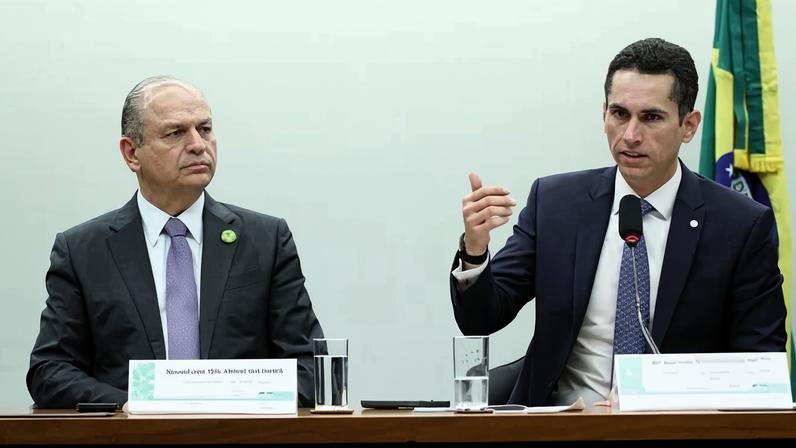 Segundo Domingos Neto (à direita), o objetivo da CMO será manter o diálogo entre as bancadas para garantir o andamento dos trabalhos - (crédito: Vinicius Loures / Câmara dos Deputados)