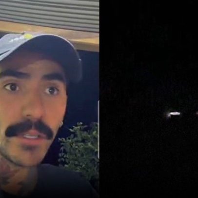 Influenciador flagra novas luzes no céu após avistar OVNI e divulga vídeo