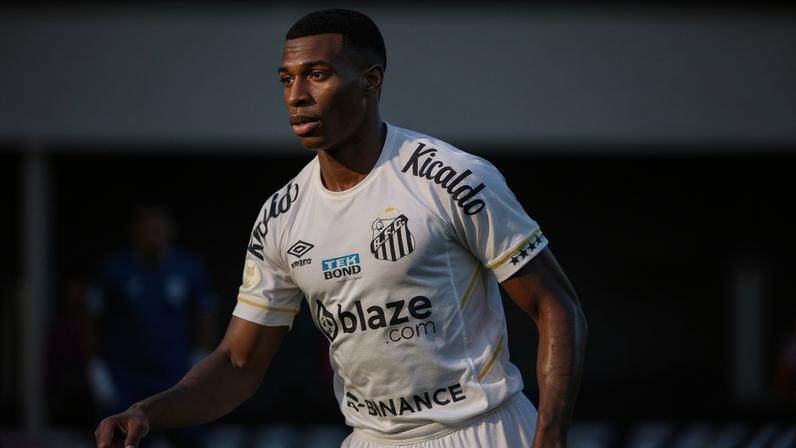 Jean Lucas retornou ao Santos em 2023 após deixar o Monaco - (crédito: Foto: Ivan Storti/Santos FC)