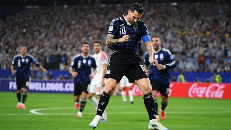 Argentino ampliou a sua vantagem na artilharia de Mundiais e alcançou uma nova marca - (crédito: Foto: David Ramos/Getty Images)