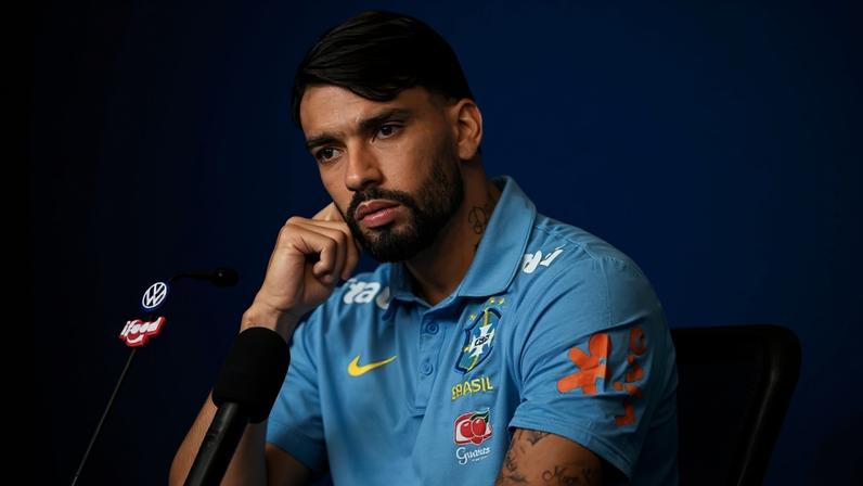 Em coletiva, Lucas Paquetá também falou sobre aprendizados nos últimos anos; parceria com Neymar; e a evolução da equipe no Mundial - (crédito: Mauro Pimentel/AFP)