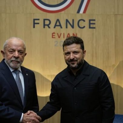 Lula e Zelensky discutem guerra na Ucrânia em reunião no G7