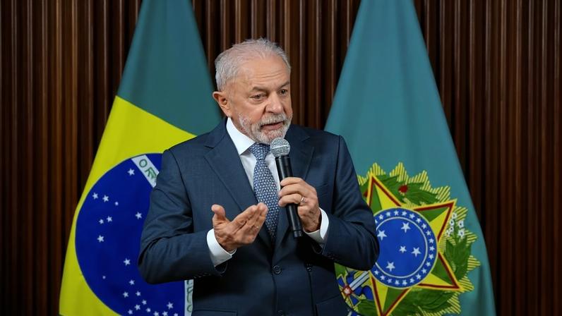 "Eu não fui eleito imperador da América Latina, e muito menos o Trump foi eleito imperador do mundo", disse Lula - (crédito: Ricardo Stuckert/PR)