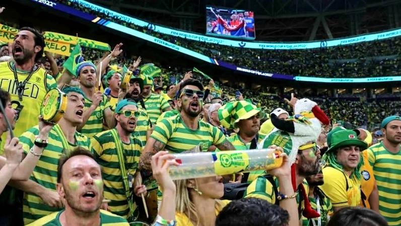 Movimento Verde-Amarelo presente em jogo da Copa do Mundo do Catar, em 2022. Torcida estará no jogo entre Brasil x Chile, antes do Mundial Feminino