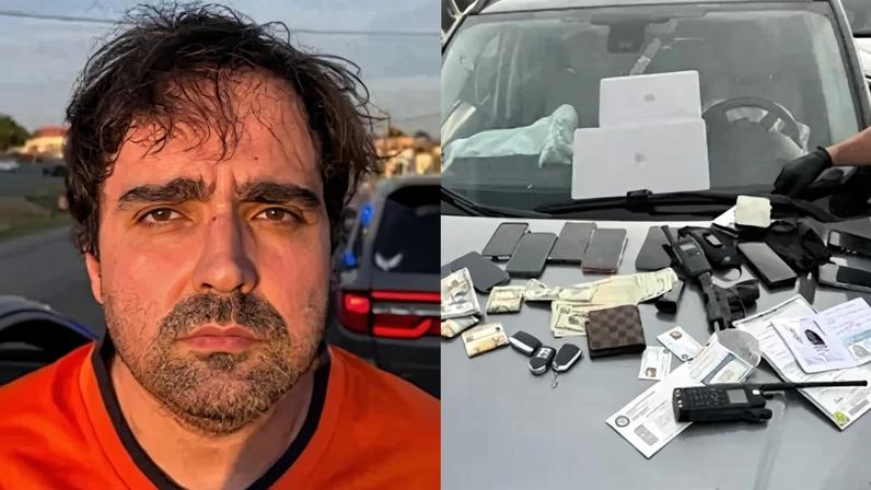 Brasileiro ligado ao PCC e CV é preso ao tentar fugir nos EUA - (crédito: The United States Department of Homeland Security (DHS) )