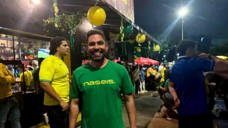 Jomilton Júnior, proprietário do Bar Na Seis, 38 anos e morador do Guará - (crédito: Rafael Lins/ CB D.A.Press)