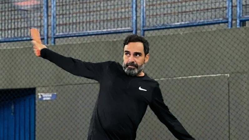Rafael vê no tênis uma forma de ter qualidade de vida - (crédito: Arquivo pessoal)