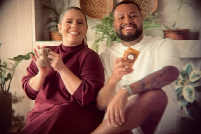 Tati Machado, apresentadora da 'Globo' anunciou a gravidez nesta quinta-feira (11/6) - (crédito: Reprodução/Instagram)