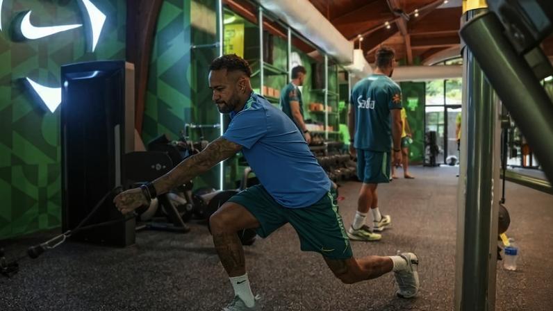Recuperação de Neymar ganha atenção na preparação do Brasil para enfrentar o Haiti - (crédito: Foto: Nelson Terme / CBF)