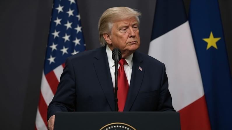 Trump durante coletiva de imprensa nesta quarta-feira (17/6) - (crédito: Reprodução/YouTube)
