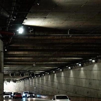 Túnel Rei Pelé fica interditado nas noites de quinta e sexta