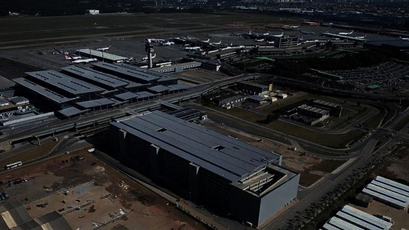 Vista aérea Aeroporto Internacional de São Paulo-Guarulhos. - (crédito: Divulgaçao/GRU Airport)