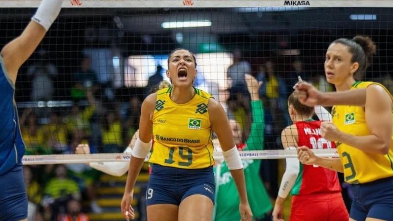 O terceiro set confirmou o Brasil como uma das melhores seleções mundiais. - (crédito: Foto: Madu Suhet/@msuhet.foto)