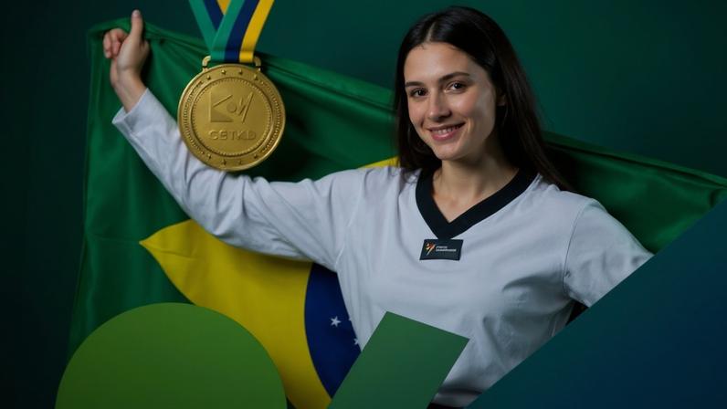 A campanha de Maria Clara foi marcada por vitórias sobre adversárias de alto nível - (crédito: Reprodução/Instagram)