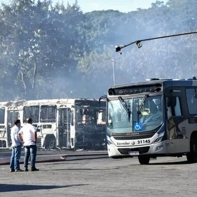 Incêndio destrói 27 ônibus em garagem na Região Noroeste de BH