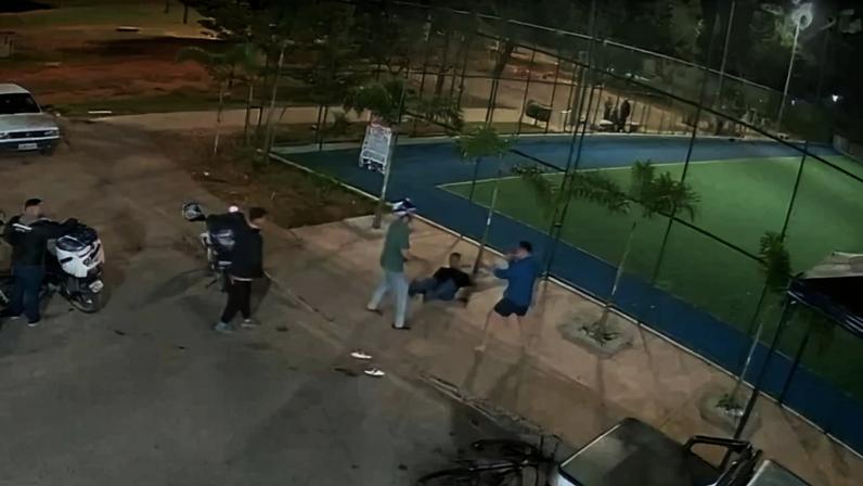 Vídeo mostra momento da briga e da execução - (crédito: Material cedido ao Correio)