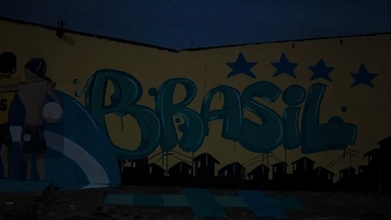 Artistas da capital foram responsáveis pelo grafite - (crédito: PCDF/Divulgação)