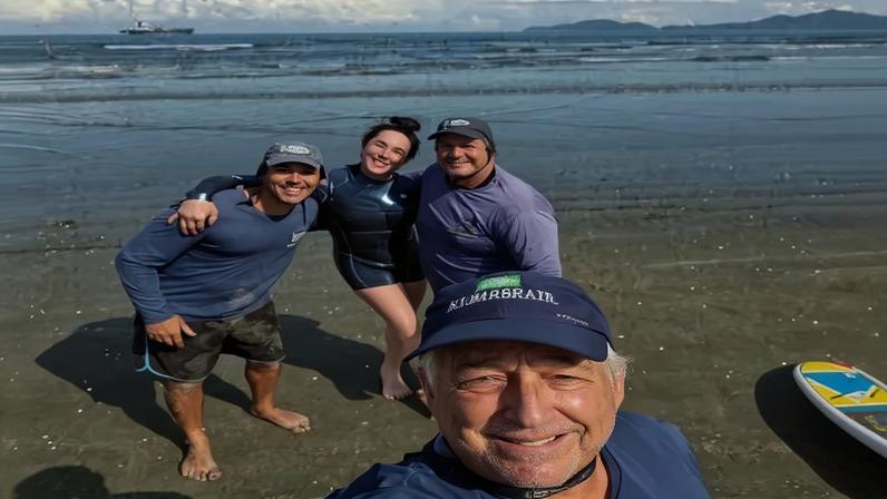Os profissionais destacam o preparo físico da atriz como um dos fatores que têm contribuído para a evolução no esporte - (crédito: Divulgação/IkamarBrazil)
