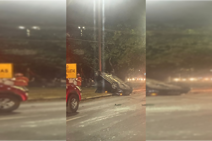 Acidente ocorreu na noite desta terça-feira - (crédito: Material cedido ao Correio)