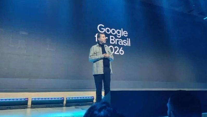 Fábio Coelho, diretor executivo do Google Brasil, foi um dos que apresentaram as novidades da gigante de tecnologia - (crédito: Ronayre Nunes/CB/D.A. Press)