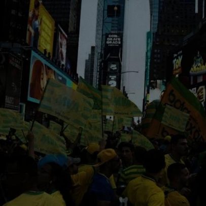 Brasil ocupa a Times Square antes da estreia na Copa de 2026