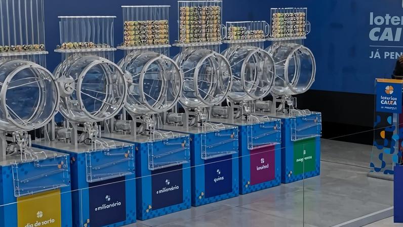 Resultados deste domingo: Mega-Sena, Lotofácil, Quina, Timemania e +Milionária