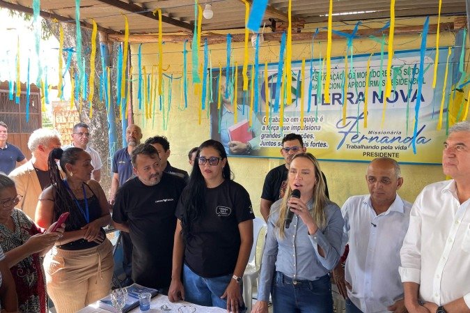 Inauguração do sistema de abastecimento de água do condomínio Terra Nova, no Arapoanga - (crédito: Davi Cruz/CB/D.A Press)