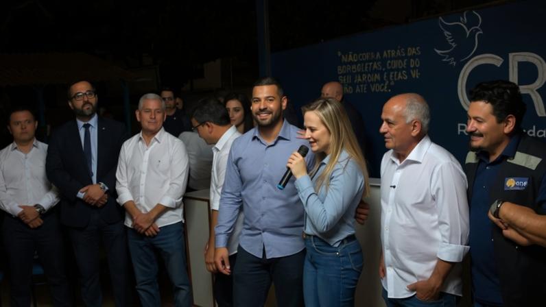 Celina Leão visita o Centro de Reintegração Deus Proverá, no Arapoanga - (crédito: Davi Cruz/CB/D.A Press)