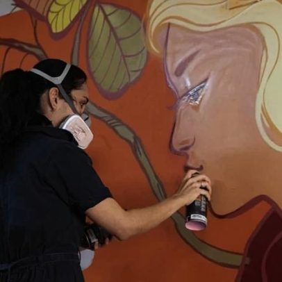 Oficina de grafite no IFB lança projeto em celebração aos 10 anos de Siren