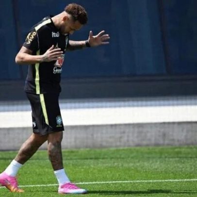 Neymar treina, mas chance de enfrentar o Haiti continua remota