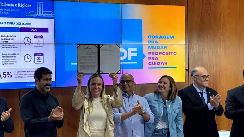 Governadora autorizou editais para histerectomias e procedimentos otorrinolaringológicos - (crédito: Davi Cruz/CB/D.A Press)