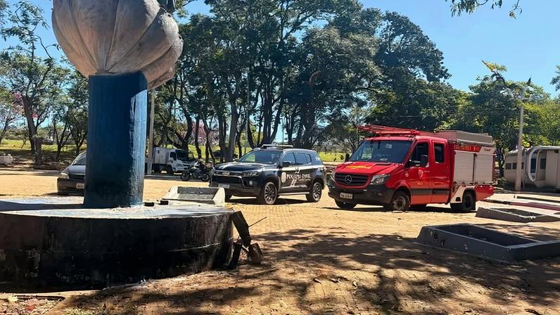 Corpo foi encontrado na manhã deta sexta (19/6) - (crédito: CBMDF/Divulgação)