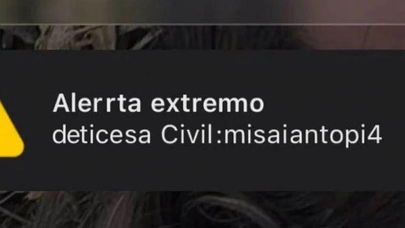 Alerta assustou brasileiros em diversos estados - (crédito: Material enviado ao Correio)