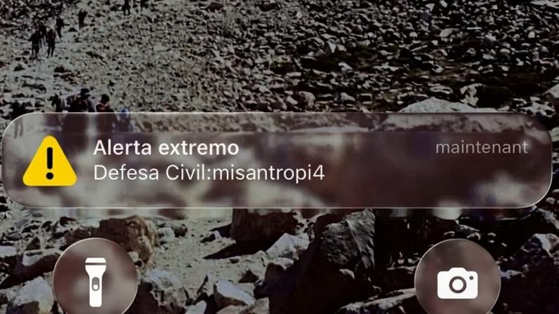 Todos os comunicados foram cadastrados na plataforma como alertas de nível extremo, categoria utilizada em situações que exigem ação imediata da população para proteção da vida. - (crédito: Material cedido ao Correio)