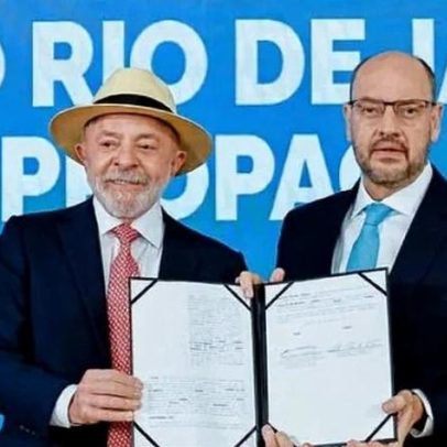 Lula e Ricardo Couto formalizam adesão do Rio ao Propag