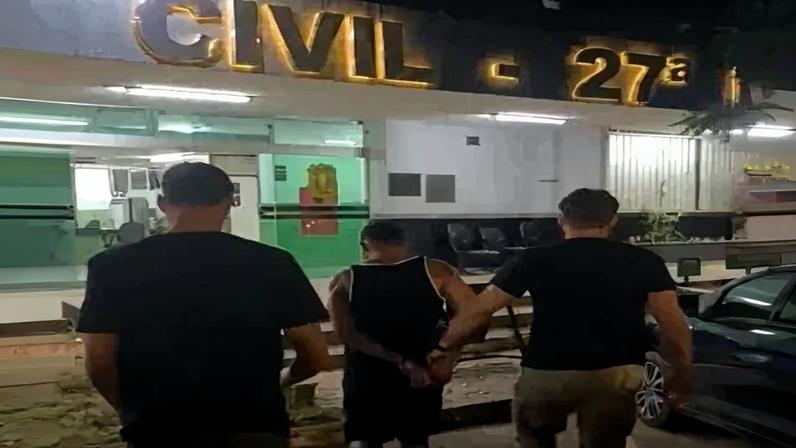 Suspeito de homicídio foi preso nessa segunda-feira (22) - (crédito: Divulgação/PCDF)