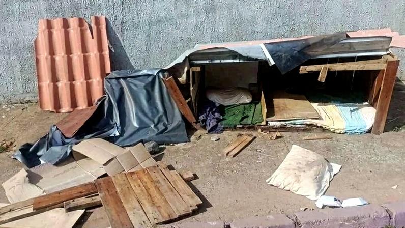 Ao menos seis casas foram destruídas pelo homem - (crédito: Material cedido ao Correio)