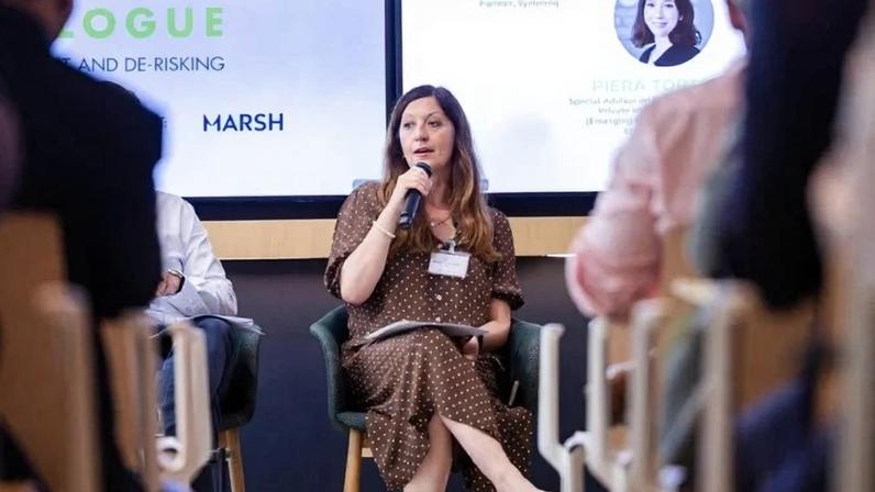 Piera Tortora, coordenadora da iniciativa Oceano Sustentável para Todos e da Organização para a Cooperação e Desenvolvimento Econômico - (crédito: Divulgação/cnseg)