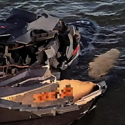 Mulher fica ferida após acidente com moto aquática no Lago Paranoá