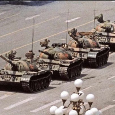 Autor da foto O Homem do Tanque relembra massacre de Tiananmen