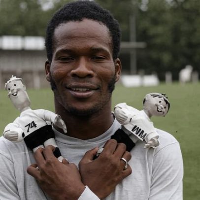 Sanon, o haitiano conhecido como 'Pelé', enfrentou ídolo italiano