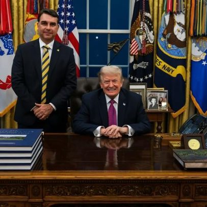 Ações de Trump afetam a imagem de Flávio Bolsonaro nas redes sociais