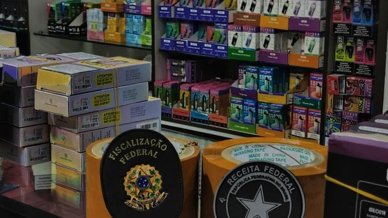Brasília - DF - 24/06/2026 - Anvisa e Receita Federal deflagram ação contra o comércio de cigarros eletrônicos. Foto Anvisa