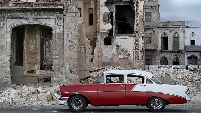 Fuel shortages means even fewer cars are on the road in Havana then before sanctions were tightened