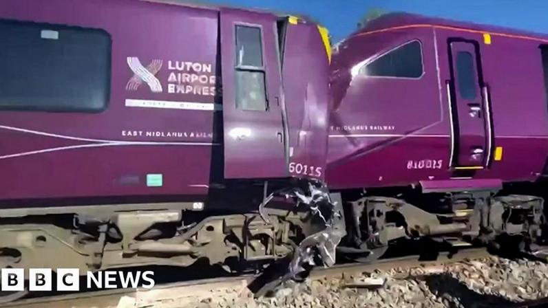 Condutor morreu e 33 feridos gravemente em acidente de trem em Bedford