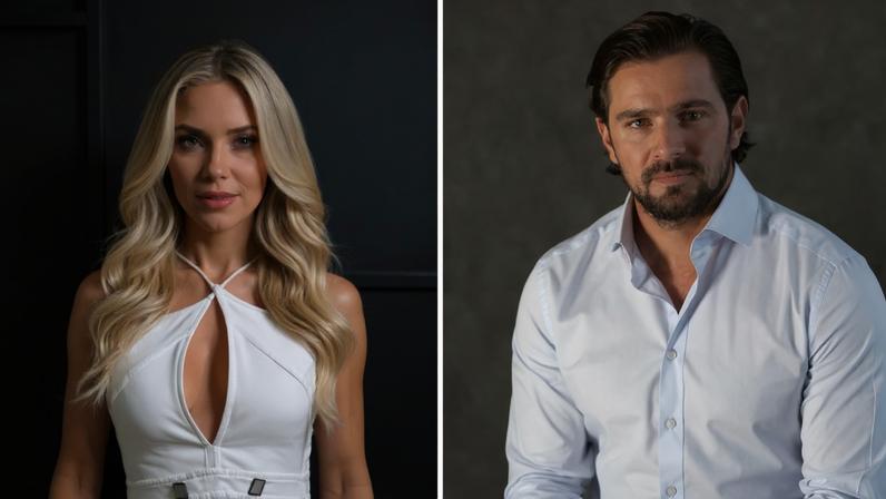 Atriz Monique Alfradique e Daniel Vorcaro | Reprodução