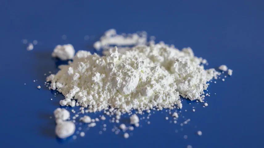 A sample of dysprosium oxide.