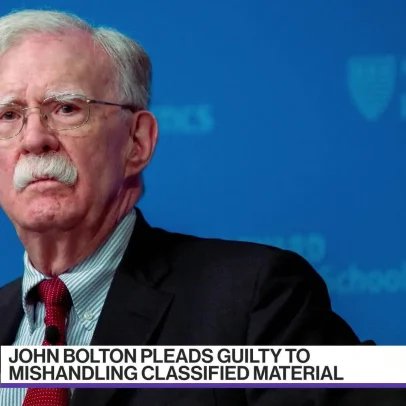 John Bolton se declara culpado por manuseio inadequado de material classificado