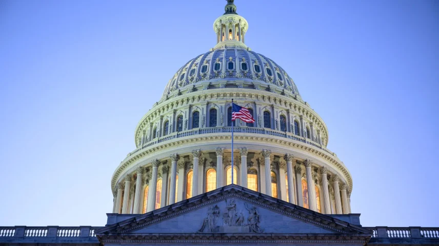 The US Capitol in Washington.