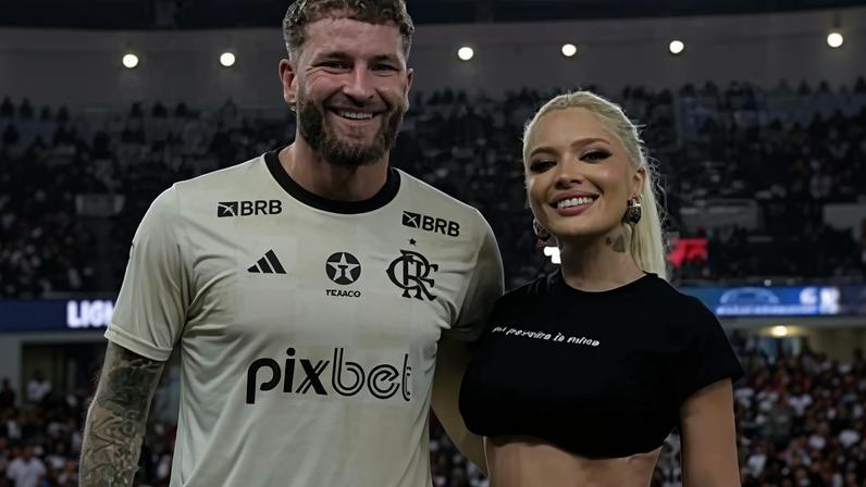 Karoline Lima levanta suspeitas ao ser flagrada em treino de Léo Pereira